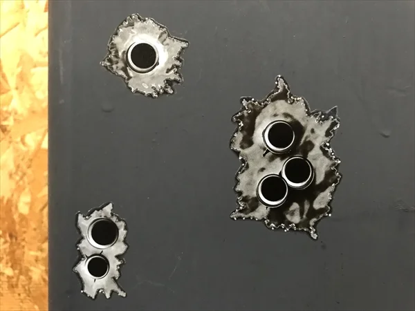 Bullets .45 ACP BULLET HOLES (METAL)