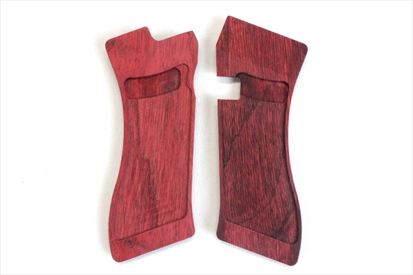 Wood Grip Glock 17 / 18C (Smooth / Red)