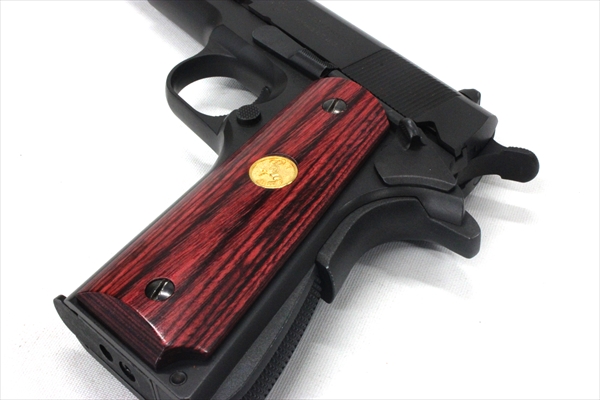 Wood Grip Government / 45 AUTO (Medal / Red)