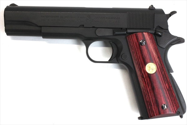 Wood Grip Government / 45 AUTO (Medal / Red)