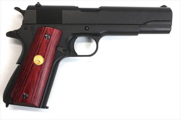 Wood Grip Government / 45 AUTO (Medal / Red)