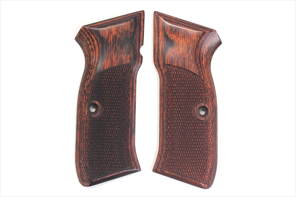 Wood Grip KSC Cz75 (Checker / Brown)