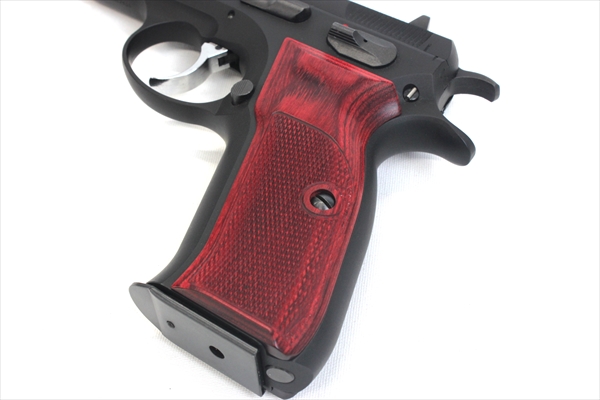 Wood Grip KSC Cz75 (Checkers / Red)