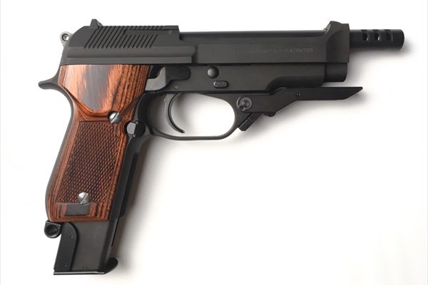 Wood Grip KSC M93R (Checker / Brown)