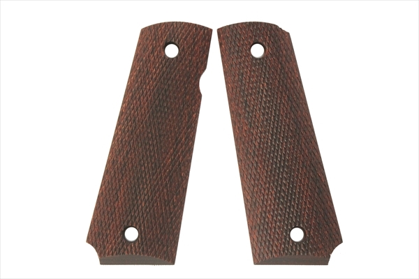 Wood Grip M45CQP/DOC (Full checkered / Brown)