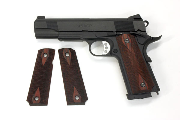 Wood Grip M45CQP/DOC (Dia Checker / Brown)