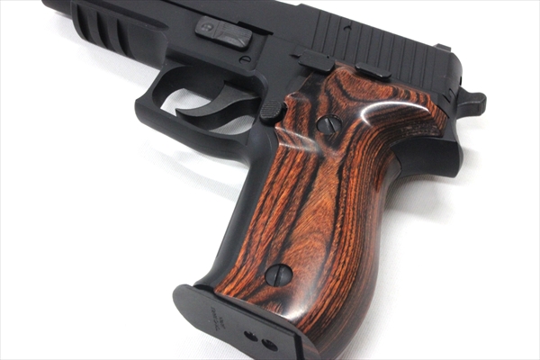 Wood Grip SIG SAUER P226 RAIL (Smooth / Brown)