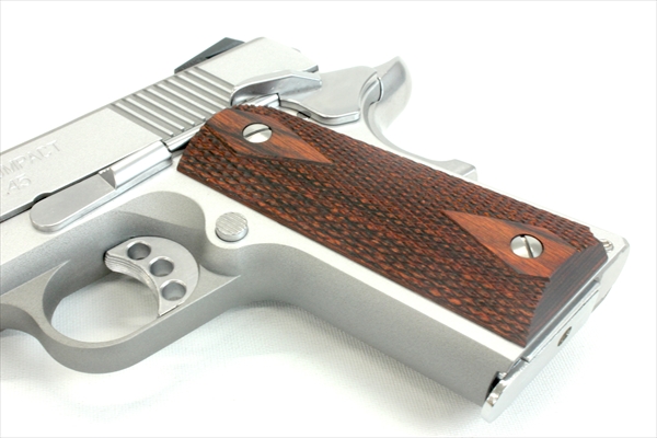 Wood Grip V10 ULTRA COMPACT (Checkered / Brown)