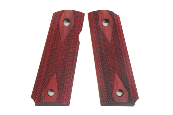 Wood Grip V10 ULTRA COMPACT (Checker/Red)