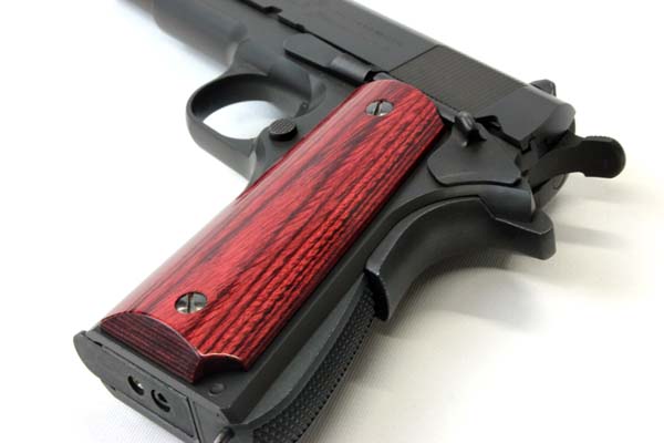 Wood Grip Government / 45 AUTO (Smooth / Red)